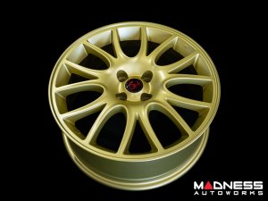 FIAT 500 ABARTH Tributo Ferrari Alloy Wheel Set - Gold Finish